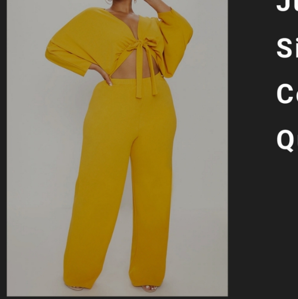 PrettyLittleThing Womens Yellow Pant Romper